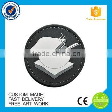 Round custom soft wholesale pvc patch