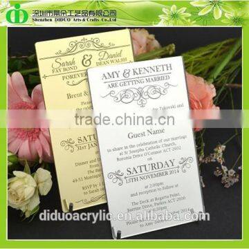 DDI-C013 Trade Assurance Cheap Wedding Invitation Card