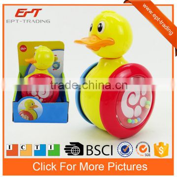 Cartoon lovely free wheel walking toy duck for kids