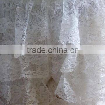 White Fashion Lace Ladies Leggings photo-2