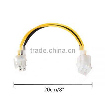 Internal 4 Pin ATX 12V P4 Male to 4 Pin Female ATX PSU Motherboard CPU Power Supply Extension Cable Adapter 20cm Cable