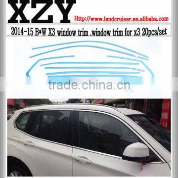 2014-15 B*W X3 window trim .window trim for x3 12pcs/set