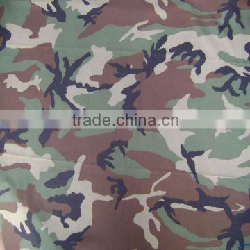 50/50 camo polyester cotton blend fabric for army