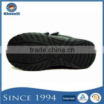 OEM Welcomed Breathable Mesh Lining Black Action Shoes for Kids photo-4