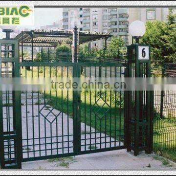 Welded house gate designs/metal gate designs/steel gate designs