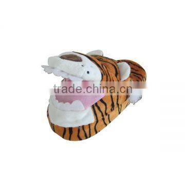 Cute plush animal tiger slippers