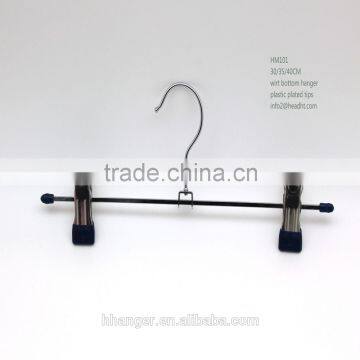metal pants hanger with clips mental trouser hanger