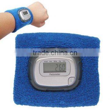 2015 New Multifunctional Wristband Pedometer with LCD Display Blue Outdoor Sports