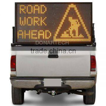 Truck mounted outdoor LED sign