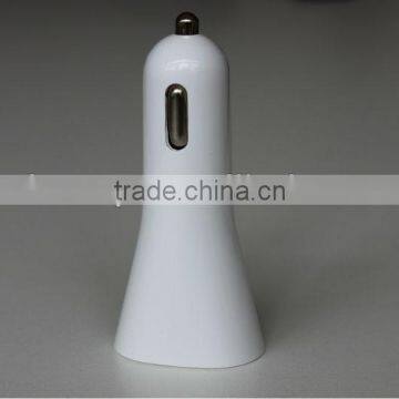 China Factory Price 12-24v input 5v 1a/2.1a output usb car charger 2 port with led light for tablet