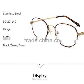 Trendy Vintage Round Metal Men Spectacle Eyewear Women Eyeglasses Optical Frames 307 photo-2