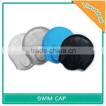 Ear Protection Silicone Swim Caps For Black Women