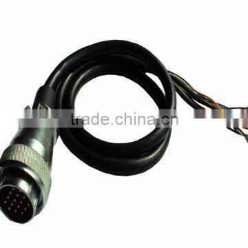 CCTV Camera Cable Assembly With Aviation Head