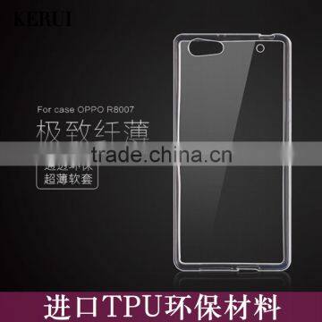 for Oppo R8007 Ultra Thin 0.3mm Clear Transparent Mobile Phone TPU Case