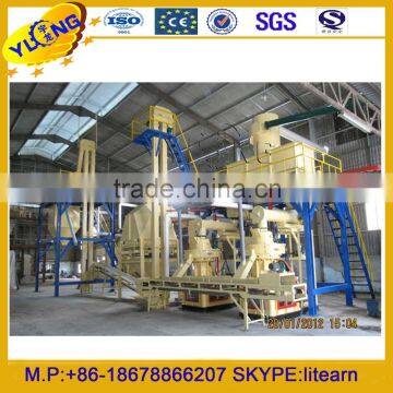 Automatic Biomass Pellet Production Line Sawdust Briquette Making Machine