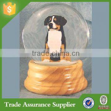 Dog Figurine Resin Crafts Custom Snow globe