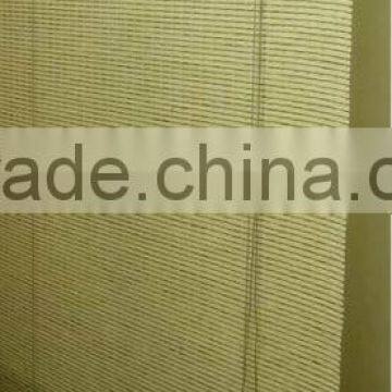 Bamboo roll up mini blinds