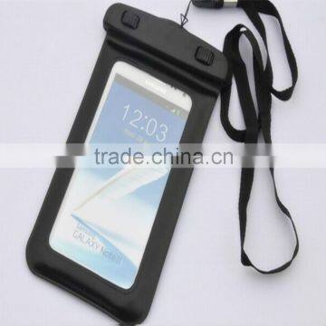 PVC mobile phone waterproof bag for smart phones