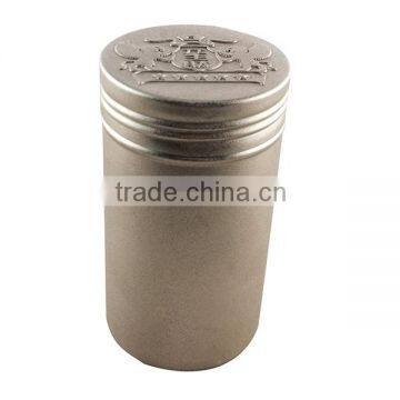 circular tin can for tea coffee,dog pet food containers,round candlle metal can