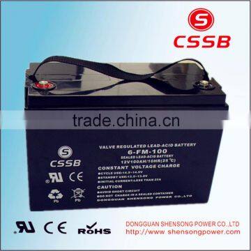 Solar Pallet power 12v100ah lead acid battery