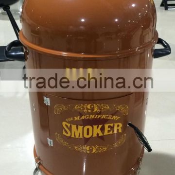 18''traditional vertical smoker with multipfunction