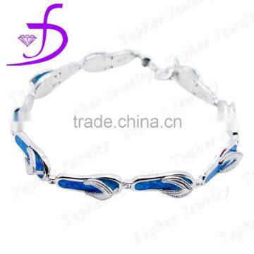 opal shoes shape fashion bracelet Good Quality unique slipper bracelets