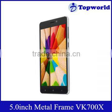 New Arrival VKworld 5 inch 3G Android 5.1 MTK6580 CNC Metal Frame VK700X OEM Smartphone