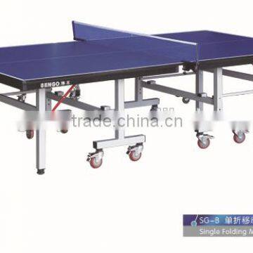 Modern 25mm folded portable game power table tennis table