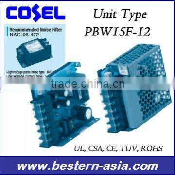 Cosel PBW15F-12 15W Dual output AC-DC Power Supply