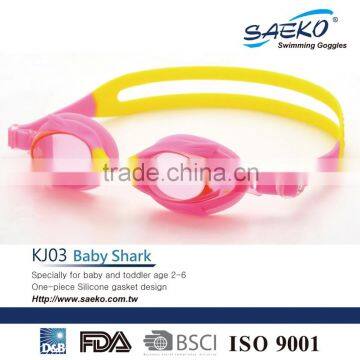 Baby Shark Design Junior/Kid/Children Comfortable Swimming Goggles photo-2