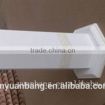 white primed post cover/OAK VENEER MDF COLUMN/ INDOOR COLUMN