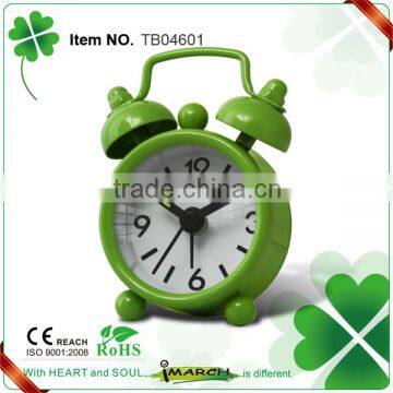 TB04601 mini travel twin bell clock,TB04601\twin bell alarm clock