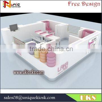 5000*3600 nail bar kiosk design for sale with unique design