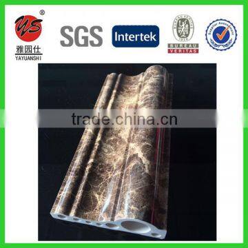 10cm marble design pvc moulding profile for uv sheet