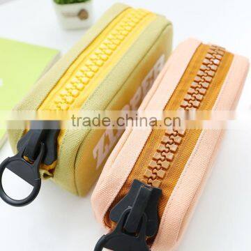 Custom School Canvas Pencil Case With Big Zipper for Students photo-5
