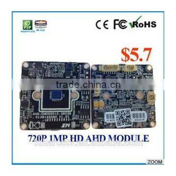 cctv module camera ov9712 camera module AHD board CMOS Sensor 720P 1 MP cctv board camera module