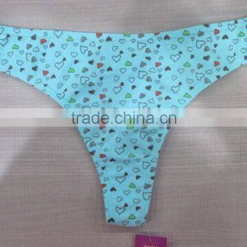 Sexy Softest Dazzler Cotton Spandex Young girl Thongs