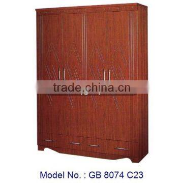 Big Closet With 4 Doors For Bedroom MDF Wardrobe Furniture, classic bedroom furniture, wardrobe closet sale, bedroom closet wood