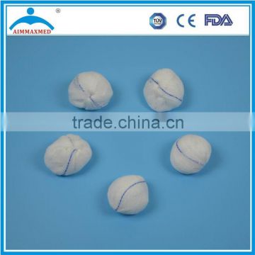 CE approved with X ray detectable cotton swab gauze balls