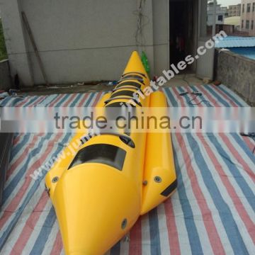 Inflatable Banana Rider/Aqua inflatable banana water park