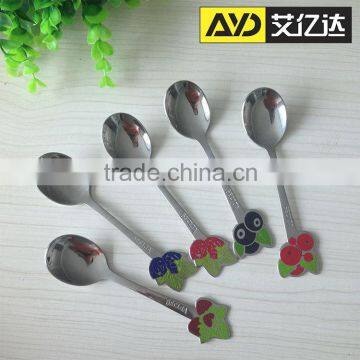 yummy and safe ! fruit and animal children cutlery set