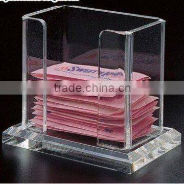 design lucite wet tissue holder stand