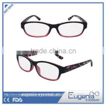 2016 Spring Hinge Unisex Black Frame Popular Reading Glasses photo-3