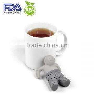 Silicone Mr and Mrs Tea Infuser - Loose Leaf Herbal Tea Strainer for a Mug or Cup photo-3