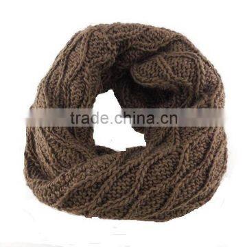 winter knit infinity scarf