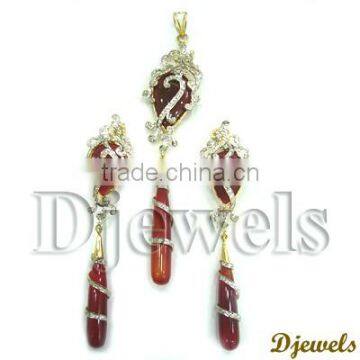 Diamond Gold Pendant Sets, Diamond pendant Sets, pendant sets