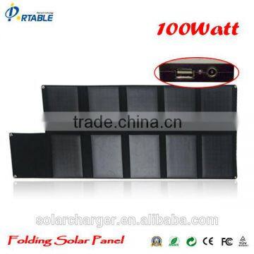 Hot Sale! 100W Solar Panels Foldingl for Car Battery/boat/yarcht