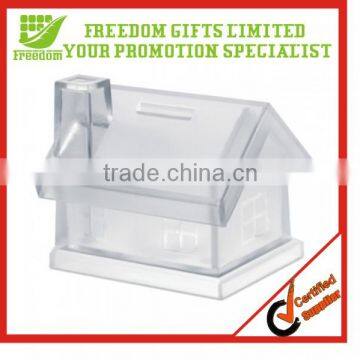 High Quality Custom Brand PP House Coin Banks