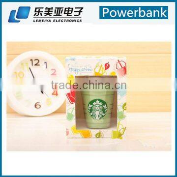 New Hot Starbucks Cute Ice Cream Power Bank 5200mAh Private Customized Mobile Power Bank