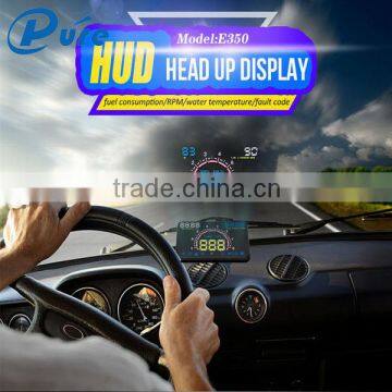 OBD2 and EUOBD HUD E350 Car Head Up Display Multi-function Car HUD With Multi-color Screen Design photo-4